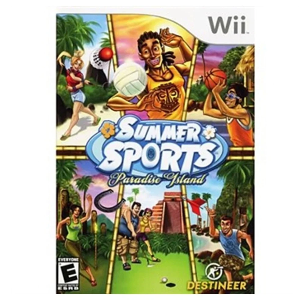 Wii Games set of 3 Pictionary, Summer Sports & Disney All Star Party